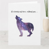 Ich vermisse dich karte (Vorderseite)