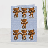 Ich vermisse dich karte (Vorderseite)