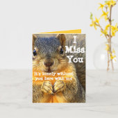 Ich vermisse dich_ karte (Gelbe Blume)