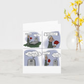 Ich vermisse dich karte (Gelbe Blume)