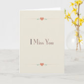 Ich vermisse dich karte (Gelbe Blume)