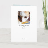 Ich vermisse dich Katze Karte (Rückseite)
