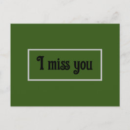 Ich vermisse dich ldcard postkarte