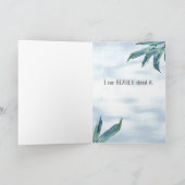 Ich vermisse dich Panda Bear Karte (Innenseite)