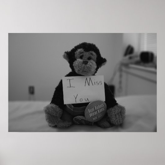 Ich vermisse dich poster (Vorne)