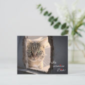 Ich vermisse dich! postkarte (Stehend Vorderseite)