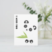 Ich vermisse dich postkarte (Stehend Vorderseite)