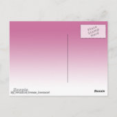 Ich vermisse dich postkarte (Rückseite)