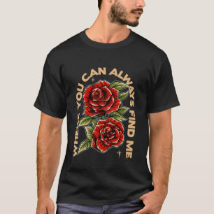 Ich vermisse dich (Rose Flower) - Blink 182 Wieder T-Shirt