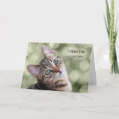 Ich vermisse dich so sehr, dass ich Niedliches Tab Karte (Vorderseite)