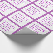 Ich vermisse dich so viel Liebe, mit der du immer Geschenkpapier (Ecke)