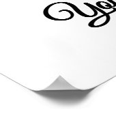 Ich vermisse dich traurig emoji poster (Ecke)