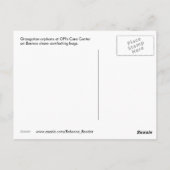 Ich vermisse dich und deine Hugs Postkarte (Rückseite)