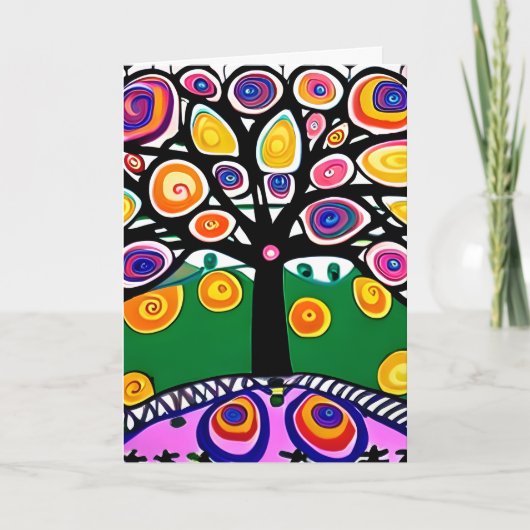 Ich vermisse dich | Whimsistische Kunst Karte (Vorderseite)