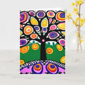 Ich vermisse dich | Whimsistische Kunst Karte (Gelbe Blume)