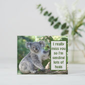 Ich vermisse dich wirklich, also schicke ich viele postkarte (Stehend Vorderseite)