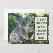 Ich vermisse dich wirklich, also schicke ich viele postkarte (Vorne/Hinten)