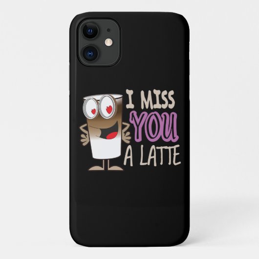 Ich vermisse dir einen Latte Case-Mate iPhone Hülle (Rückseite)