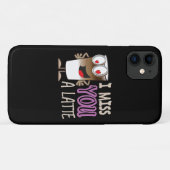Ich vermisse dir einen Latte Case-Mate iPhone Hülle (Rückseite (Horizontal))