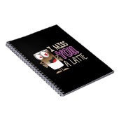 Ich vermisse dir einen Latte Notizblock (Rechte Seite)