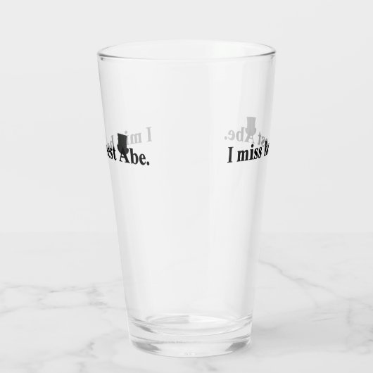 Ich vermisse ehrlich Abe Glas (Rechts)