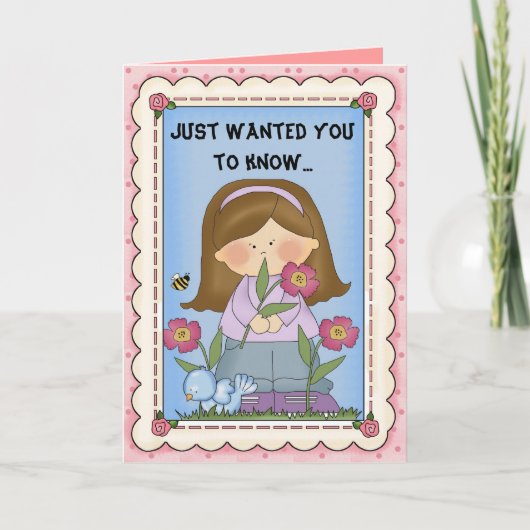 Ich vermisse Ihre Karte (Vorderseite)