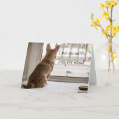 Ich vermisse Ihre Note Card Karte (Gelbe Blume)