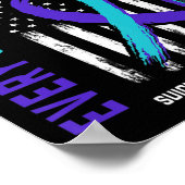 Ich vermisse mein Nephew Suizidbewusstsein Awarene Poster (Ecke)