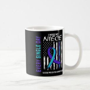 Ich vermisse mein Niece Suicide Awareness Preventi Kaffeetasse