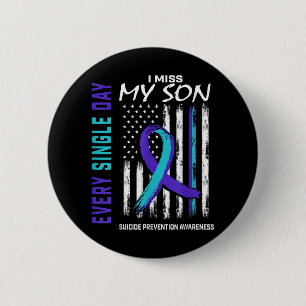 Ich vermisse mein Sohn, das Bewusstsein für Selbst Button