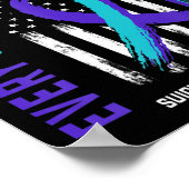 Ich vermisse mein Sohn, das Bewusstsein für Selbst Poster (Ecke)