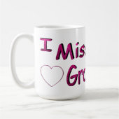 Ich vermisse meine Großkinder Kaffeetasse (Links)