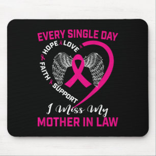 Ich vermisse meine Mutter im Jura Brustkrebs Grafi Mousepad