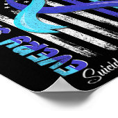 Ich vermisse meinen Cousin Suizidbewusstsein Shirt Poster (Ecke)