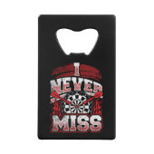 Ich vermisse nie - Dart Legend Geldbeutel Flaschenöffner (Vorderseite)