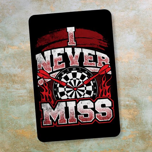 Ich vermisse nie - Dart Legend Magnet