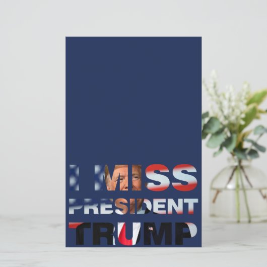 Ich vermisse Präsident Trump (Stehend Vorderseite)