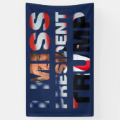 Ich vermisse Präsident Trump Banner (Vertikal)