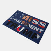 Ich vermisse Präsident Trump Fußmatte (Schrägansicht)