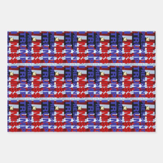 Ich vermisse Präsident Trump Geschenkpapier Set (Vorderseite 2)
