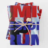 Ich vermisse Präsident Trump Geschenkpapier Set (Beispiel)