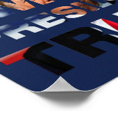 Ich vermisse Präsident Trump Poster (Ecke)