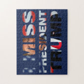 Ich vermisse Präsident Trump Puzzle (Vertikal)