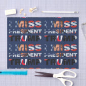 Ich vermisse Präsident Trump Seidenpapier (Handwerk)