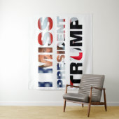 Ich vermisse Präsident Trump Wandteppich (Beispiel)