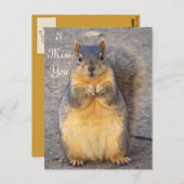 Ich vermisse Sie/ irgendwelche Gelegenheiten_ Post Postkarte (Vorne/Hinten)