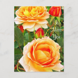 Ich vermisse Sie/irgendwelche Gelegenheiten_ Postk Postkarte