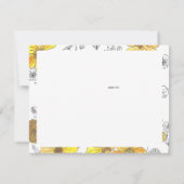 Ich vermisse Sie Niedliche Groundhog und Blume Was Karte (Rückseite)