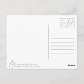 Ich vermisse Sie Postkarte (Rückseite)