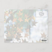 Ich vermisse Sie Postkarte (Rückseite)